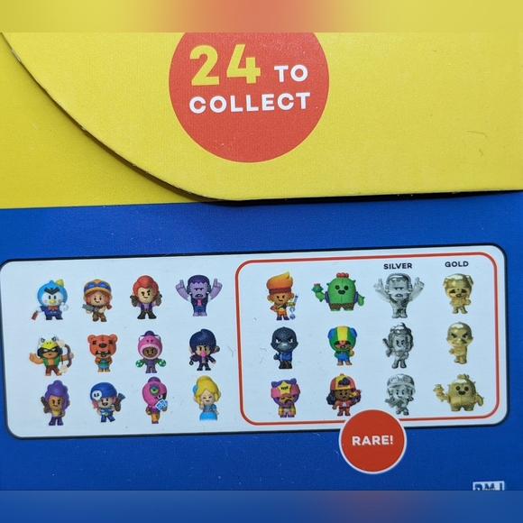 Brawl Stars Bundle with key chain shown + 2 blind minifigurine boxes (random) - Picture 6 of 8